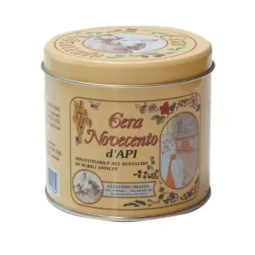 Exclusieve Aanbieding Novecento cera d‘api in pasta 500 ml colorante neutro trasparente per nutrire il legno mobili in legno massiccio e restauro