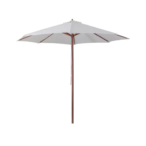 Bestel Nu Ombrellone in legno parasole da giardino 3x4 mt ecrù realizzato in un unico pezzo e fornito senza base