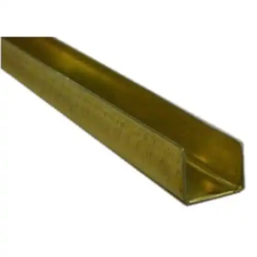 Omge art 207 binario canalino 2 mt acciaio ottonato per antine scorrevoli Hete Deal