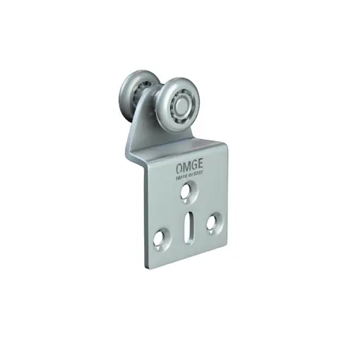 Superprijs Omge cf 4 pz di carrelli a 2 ruote in acciaio per porte scorrevoli Ø 15 mm