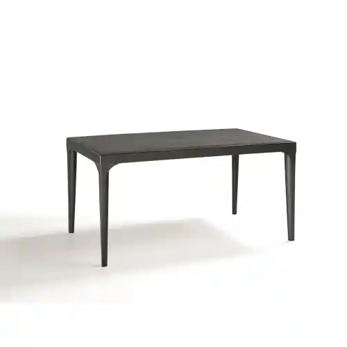 Hoge Kwaliteit Oslo tavolo in polipropilene effetto matt cm 150x90x74 antracite arredo da esterno