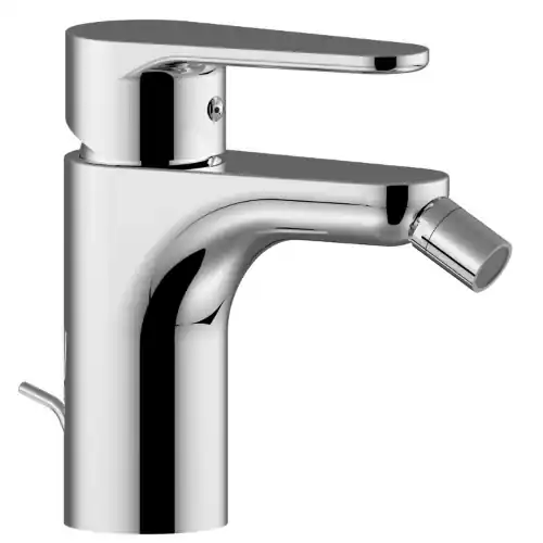 Koop Online Paffoni Green Miscelatore monocomando per bidet in ottone cromato lucido con scarico automatico e cartuccia Ø 35 mm, rubinetto per bagno