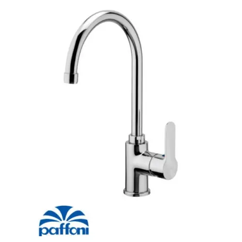 Veilige Betaling Paffoni rubinetto miscelatore monocomando lavello canna alta cucina cromato