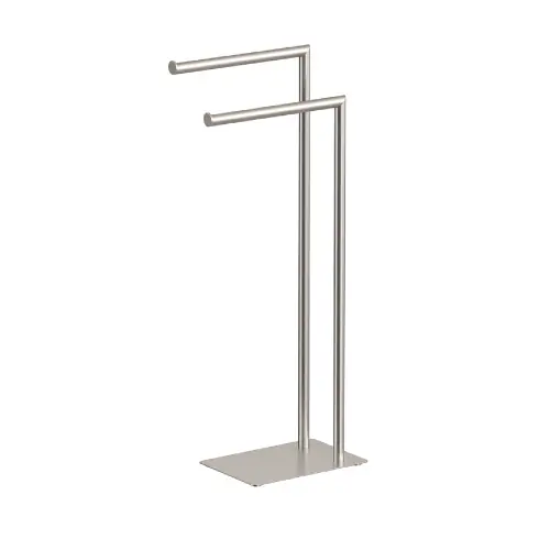 Nu Kopen Piantana porta asciugamani Poseidon cm 18 x h. 77,2 x 33,5 realizzata in acciaio inox AISI 304 cromo
