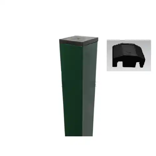 Aanbieding piastrina di fissaggio in nylon per paletto quadro cancellata verde cancello