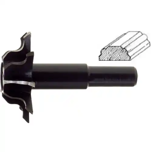 Snelle Levering Poggi 361.00 fresa sagomata per legno Ø 35 mm profilo esterno 45°