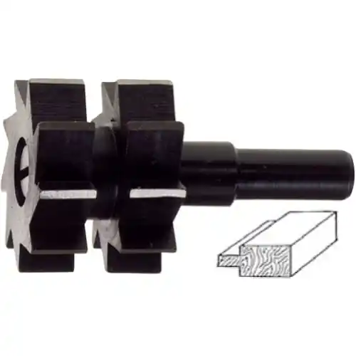 Voordeelprijs Poggi 367.00 fresa sagomata per legno Ø 30x22 mm doppia battuta incastri