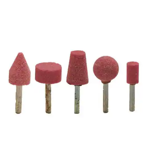 Poggi 399.00 cf 5 mole molette abrasive al corindone rosa gambo Ø 6 mm Favoriet