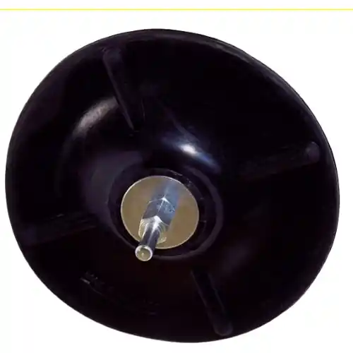 Poggi art 338.00 platorello di gomma attacco 6 mm Ø 125 mm cuffie cuffia Voordeelprijs