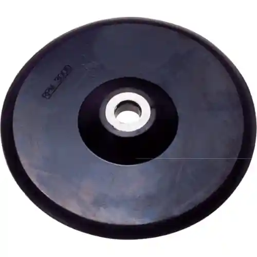 Poggi art 338.05 platorello di gomma attacco 6 mm Ø 180 mm cuffie cuffia Snelle Levering