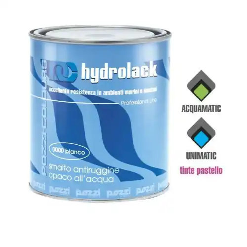 Pozzi hydrolack 0,750 ml smalto bianco antiruggine all‘acqua per termosifoni legno e muri Gereduceerde Prijs