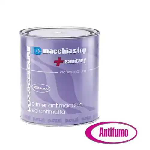 Koop Online Pozzi primer 750 ml isolante antimacchia ed antimuffa antifumo per interni ed esterni