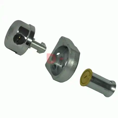 Prefer lucchetto a chiocciola WL10 in acciaio con accessori antiscasso Laatste Kans