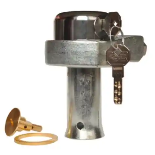 Op = Op Prefer lucchetto campana mod WL10 acciaio con accessori fissaggio cilindro sicurezza a profilo europeo antitrapano con 2 chiavi