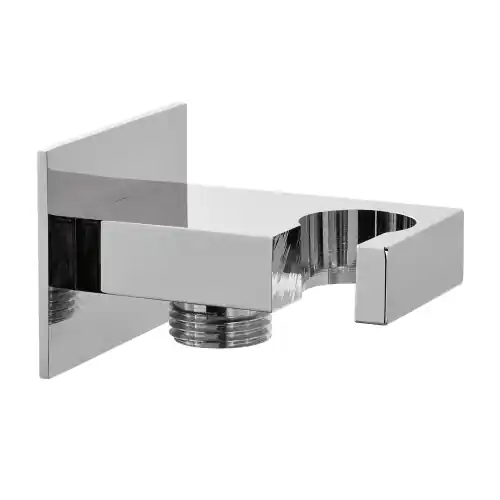 Superprijs Presa acqua rettangolare con supporto in ottone cromaco 1/2M x 1/2M per doccia vasca bagno