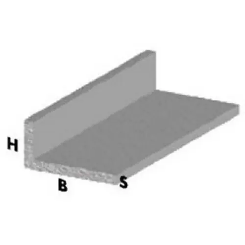 Voordeelprijs profilo angolare L cm 100 h cromato 25x15x1,5 mm profili alluminio asta