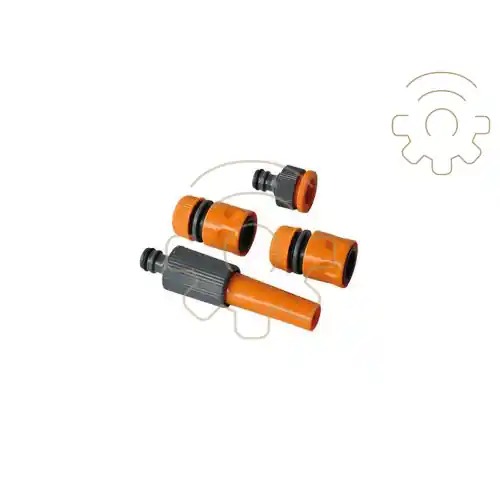 Premium Progarden set lancia e raccordi rapidi attacco rubinetto 3/4‘ Friduzione 1/2‘ F raccordi rapidi e lancia regolabile