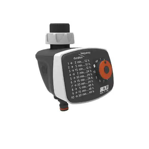 Express Levering Programmatore elettronico GF10 Art. 6018 a batteria attacco al rubinetto da 3/4" per irrigazione giardino