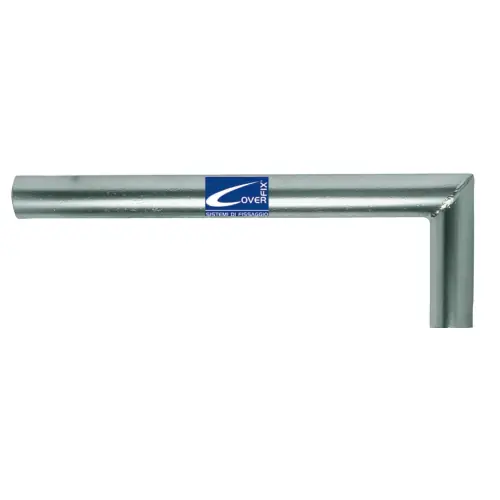 Superprijs prolunga a L in acciaio zincato Ø mm 48x50 cm per trabattelli ponteggi