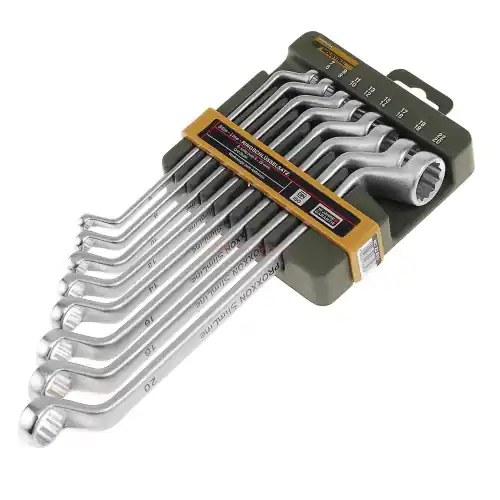 Weekendaanbieding PROXXON 23810 SERIE 8 CHIAVI CHIAVE POLIGONALE SUPPORTO CON TESTE CURVATE