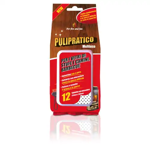 Weekendaanbieding Pulipratico 12 salviette usa e getta per la pulizia di camini stufe barbecue