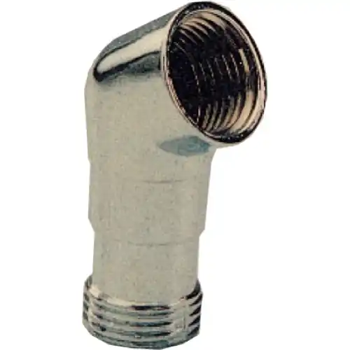 Beperkte Voorraad raccordo curva per doccetta acciaio cromato abs attacco 1/2 x 1/2