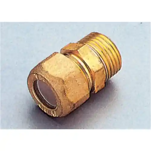 Exclusieve Aanbieding raccordo diritto bicono in ottone per gas attacco M maschio 10 x 1/2" filettato