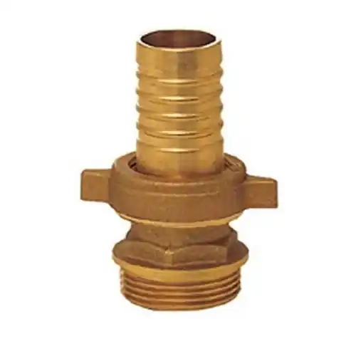 raccordo portagomma 3 pz diritto in ottone per tubi Ø 1-1/2" x 40 mm Weekendaanbieding