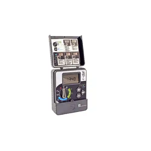 Rain C-Dial Centralina per irrigazione da interno programmatore elettrovalvole con solenoidi 4 zone a 24 VAC Gereduceerde Prijs