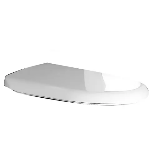 Rak Ceramics sedile wc per vaso filo muro Compact/Ninfea 46x36,8 cm con cerniere C ad espansione ricambio copriwater Snelle Levering