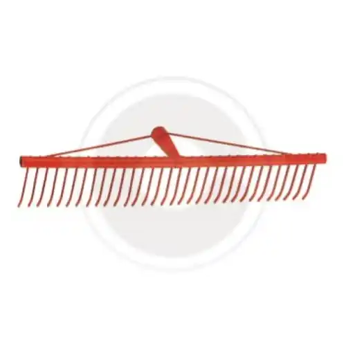 rastrello per erba a 34 denti piatti in acciaio 60 cm rastrelli prato giardino Voordeelprijs