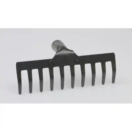 rastrello pesante a 10 denti in acciaio verniciato rastrelli prato e giardino Op = Op