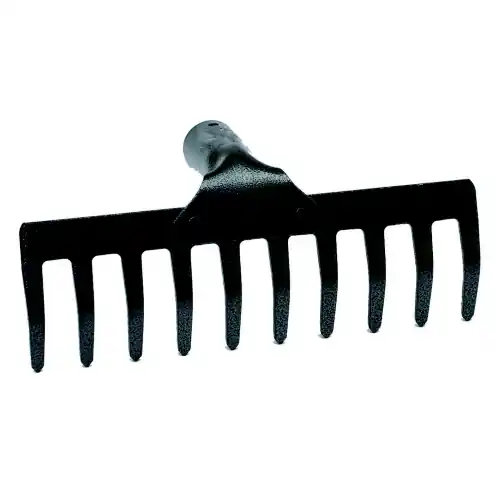 Uitverkoop rastrello pesante a 14 denti in acciaio verniciato rastrelli prato e giardino