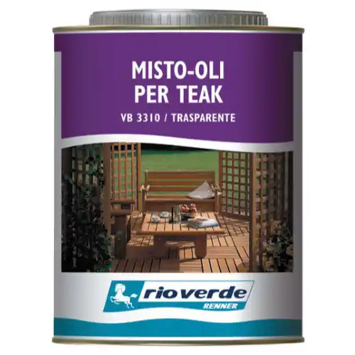 Lage Kosten Renner Rio Verde VB 3310 olio all‘acqua trasparente 0,750 lt per legno teak barche arredi esterni interni