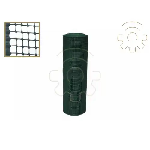 Rete di protezione balconi colore verde rotolo da 1x50 mt in polietilene alta resistenza maglia quadra 10x10 Beste Prijs