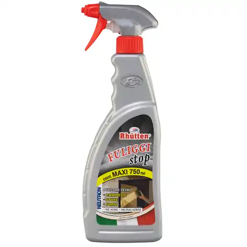 Betrouwbaar Rhutten pulitore vetri Fuliggi Stop 750 ml detergente pulivetro per vetro vetri di stufe e camini