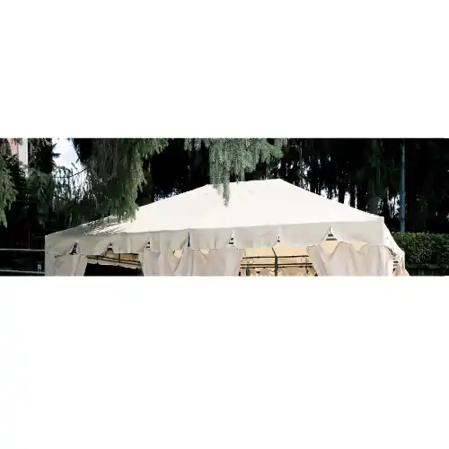 Ricambio telo top di copertura ecrù per gazebo Armonia YF-3246R 3x4 mt in poliestere Direct Beschikbaar