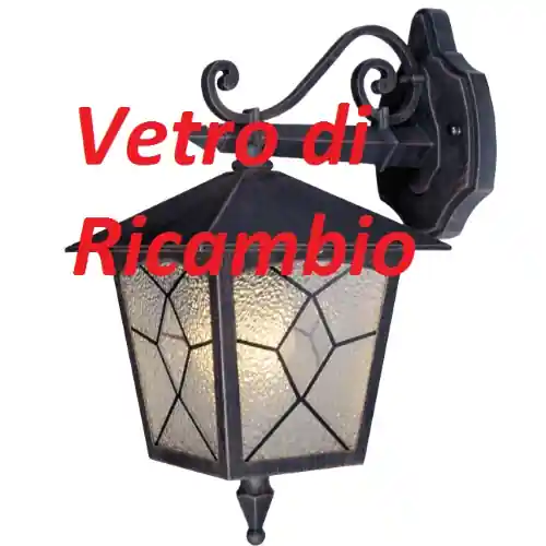 Direct Verzonden ricambio vetro vetrino per lampada lanterna lanterne mod Classic 60W