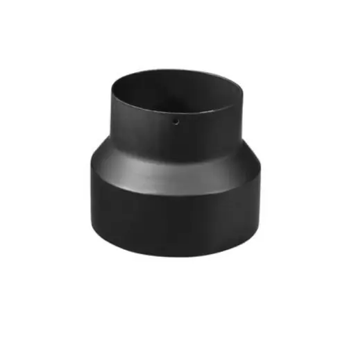 Direct Beschikbaar Riduzione canna fumaria Ø 15 cm femmina uscita Ø 12 cm maschio F/M in acciaio alluminato nero per uso interno