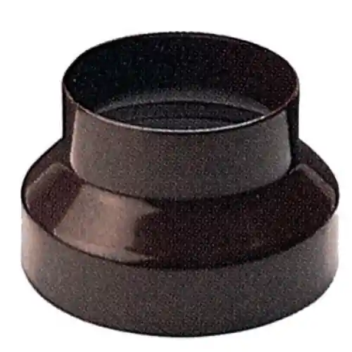 Exclusieve Aanbieding riduzione in acciaio marrone Ø 12/10 cm per tubo tubi stufa stufa camino