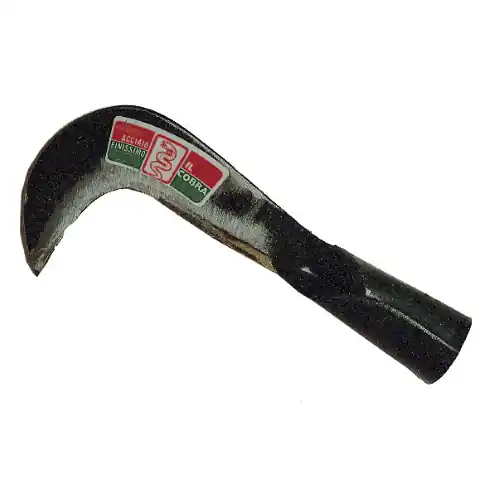 Direct Beschikbaar Ronchino roncoletta roncola per funghi in acciaio sviluppo lama 19 cm con manico a tubo