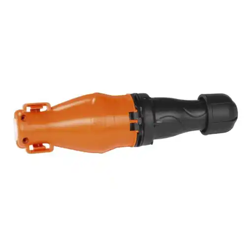 Rosi 1823 adattatore industriale 16A 2P+T per spina schuko con fermacavo antistrappo e guscio di protezione IP67 Made in Italy Meest Verkocht