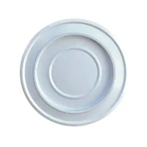 Rosone per tubi di stufa a legna Ø 12 cm in lamiera verniciata bianco accessori stufe Merkproduct