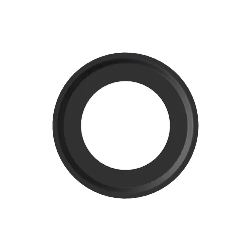 Actieprijs Rosone per tubi di stufe a legna e pellet in acciaio alluminato nero per uso interno (Nero - Ø 12 cm)