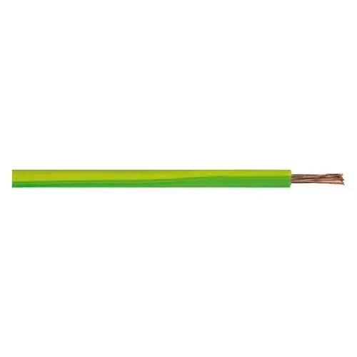 Rotolo 100 mt cavo unipolare giallo verde tipo FS17 1 x 4,0 mmq con omolagazione antincendio Premium