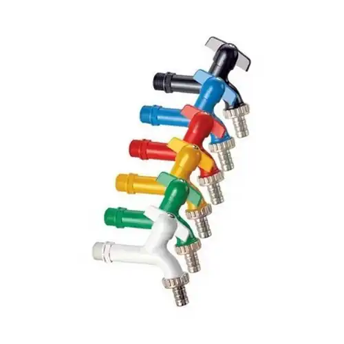 Koop Vandaag Rubinetterie Manfredi Rubinetto portagomma Eurogarden 1/2” 6 bar blu con maniglia a farfalla per giardino rubinetto da esterno tubo giardinaggio (Blu)