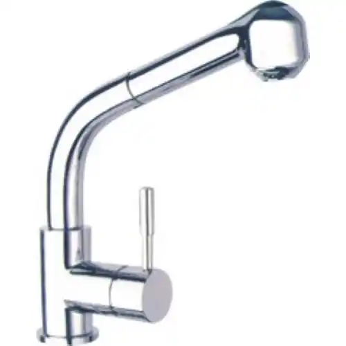 Korting rubinetto Gemini per lavello miscelatore cromato canna alta + doccetta
