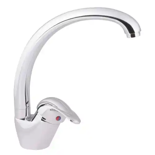 Direct Beschikbaar rubinetto lavabo miscelatore monocomando cromato serie Sfera canna alta