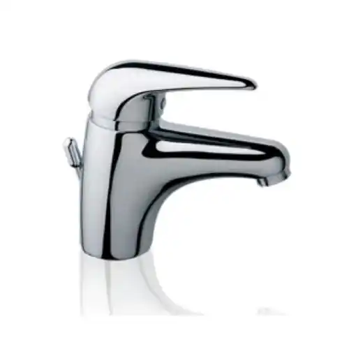 Laatste Kans Rubinetto miscelatore monocomando cromato Luna per lavabo scarico 1"
