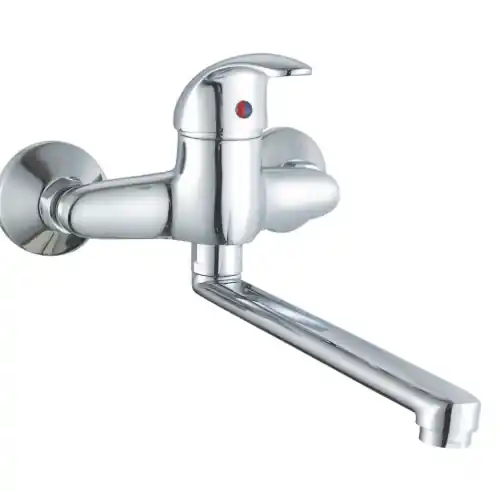 Express Levering rubinetto per lavello a muro miscelatore Euro monocomando cromato 14021